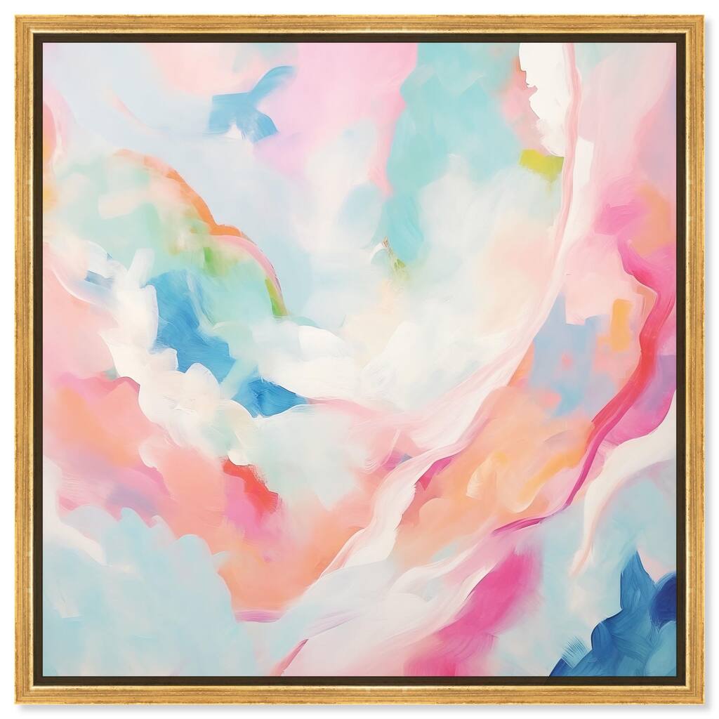 Cotton Candy Clouds I Canvas by Art Remedy