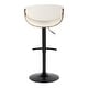 preview thumbnail 48 of 70, Carson Carrington Kanteborg Adjustable Bar Stool with Rounded T Footrest (Set of 2)