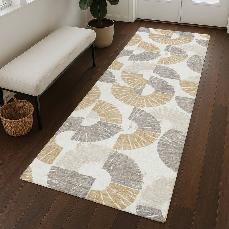 Machine Washable Indoor/ Outdoor Modern Jay Chantille Rug