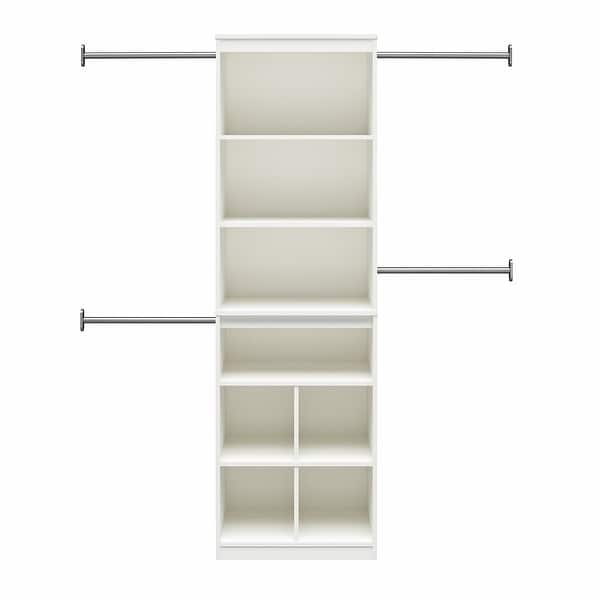 dimension image slide 3 of 4, Systembuild Evolution Rochon Closet Storage System