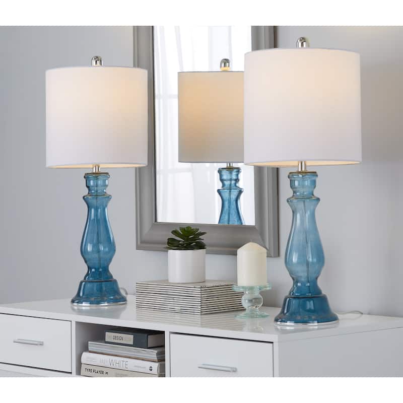 Bella 24" Glass Table Lamp (Set of 2)