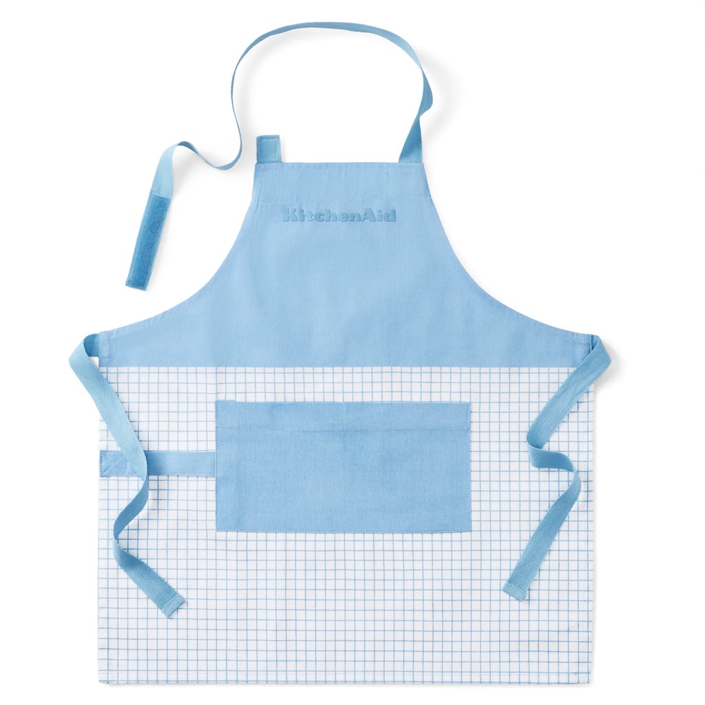 KITCHENAID Gourmet Series Gridlines Little Chef Apron, Water & Stain Resistant