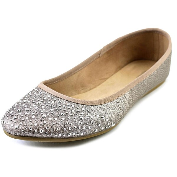 Style & Co Angelynn Women Round Toe Synthetic Silver Flats