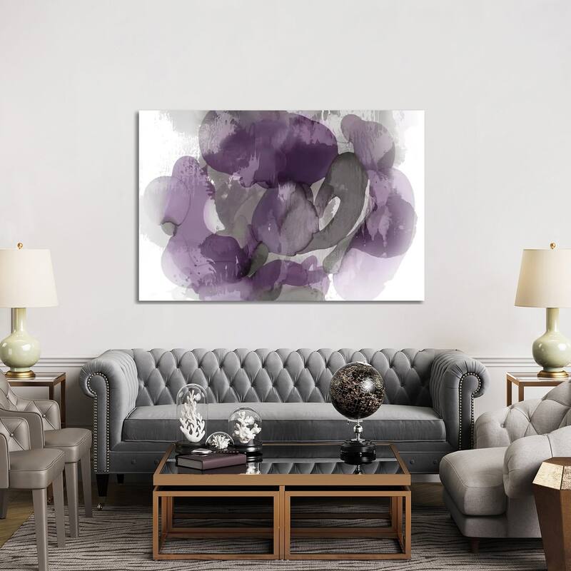 iCanvas "Amethyst Flow I" by Kristina Jett Canvas Print