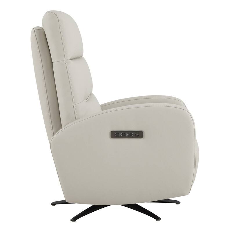 Spruce & Spring Triple-Motor Power Swivel Recliner Chair with Power Headrest