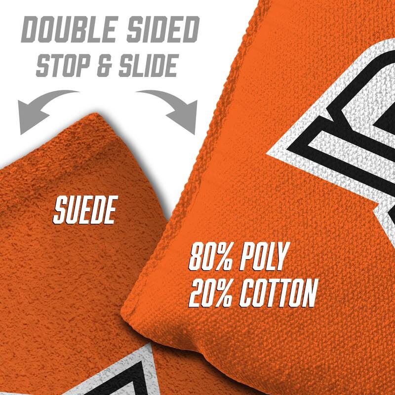 Oklahoma State Cowboys NCAA Dual Sided Pro Stop & Slide Cornhole Bags