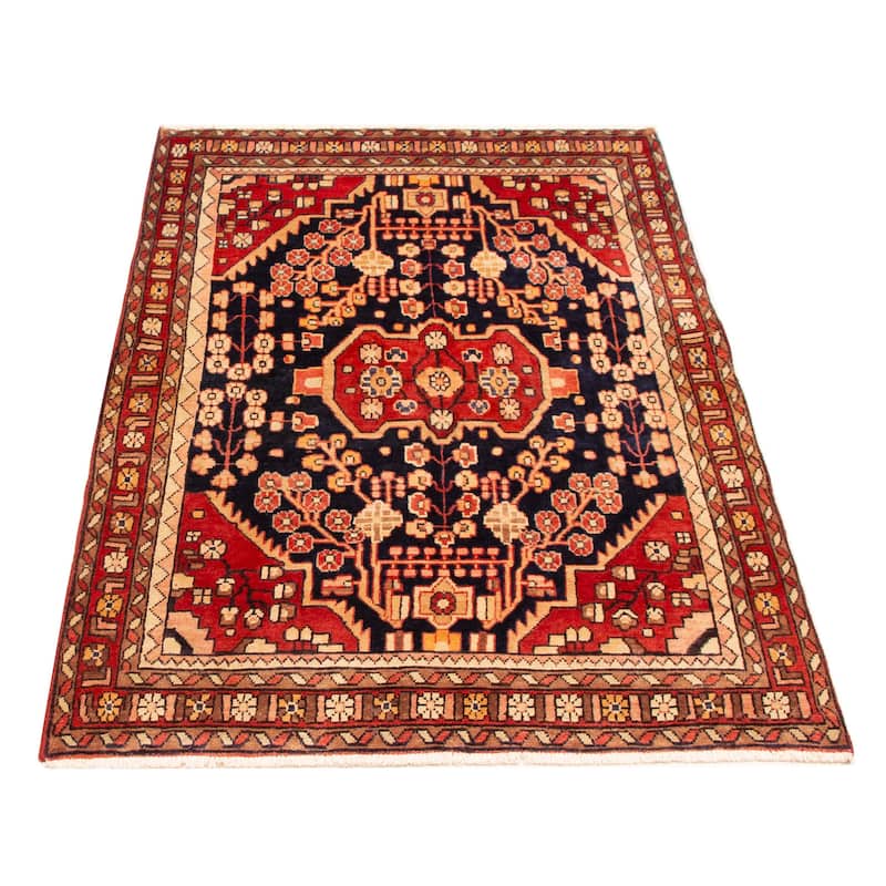 Andelz Navy Rug 3'5" x 12'6" - 4'3 x 6'11