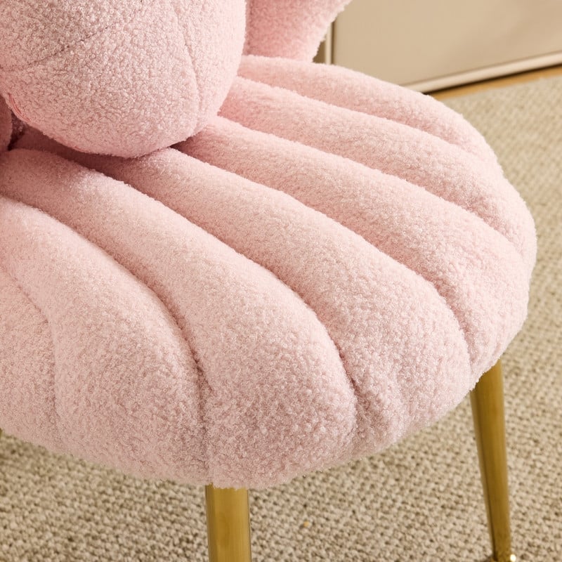 Shell-Shaped Vanity Chair