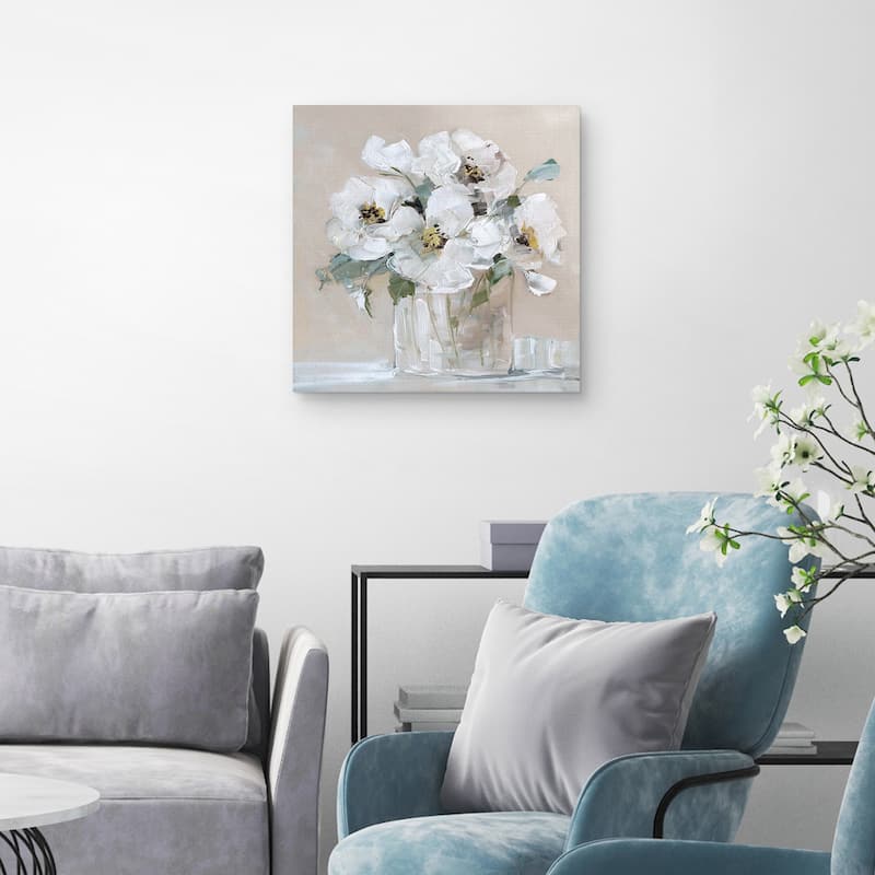 Soft Whites by Sally Swatland Canvas Art Print