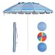 preview thumbnail 22 of 27, Gymax 8ft Beach Umbrella Outdoor Patio Garden w/ Carrying Bag Sand