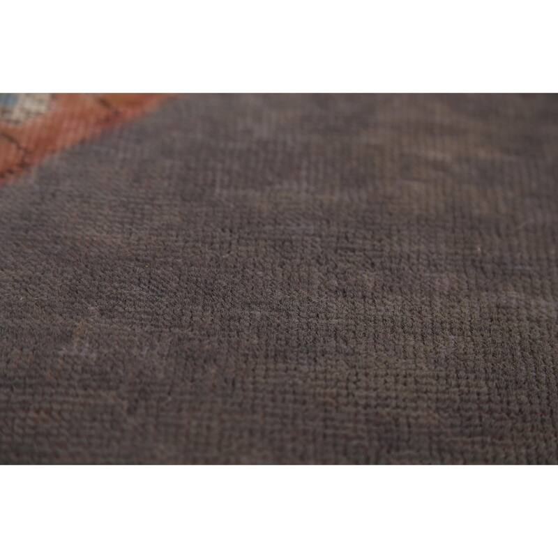 Gray Tabriz Persian Vintage Area Rug Hand-Knotted Wool Carpet - 9'10"x 12'0"