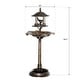 preview thumbnail 11 of 13, Outsunny 3-in-1 Resin Free Standing Garden Pedestal Bird Bath Bowl Feeder Planter - Bronze