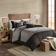 preview thumbnail 48 of 56, Madison Park Westbrook 7 Piece Faux Suede Comforter Set
