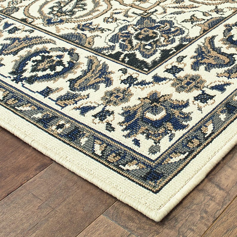 Style Haven Marianna Medallion Indoor Outdoor Area Rug