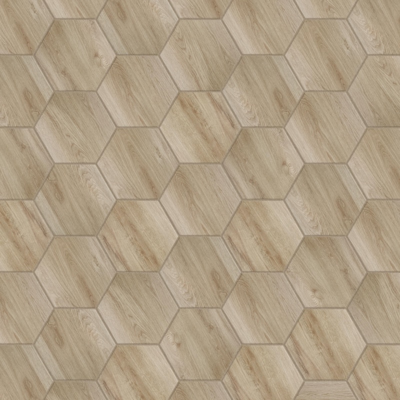 Merola Tile Natura Hex Camel 14-1/8" x 16-1/4" Porcelain Floor and Wall Tile