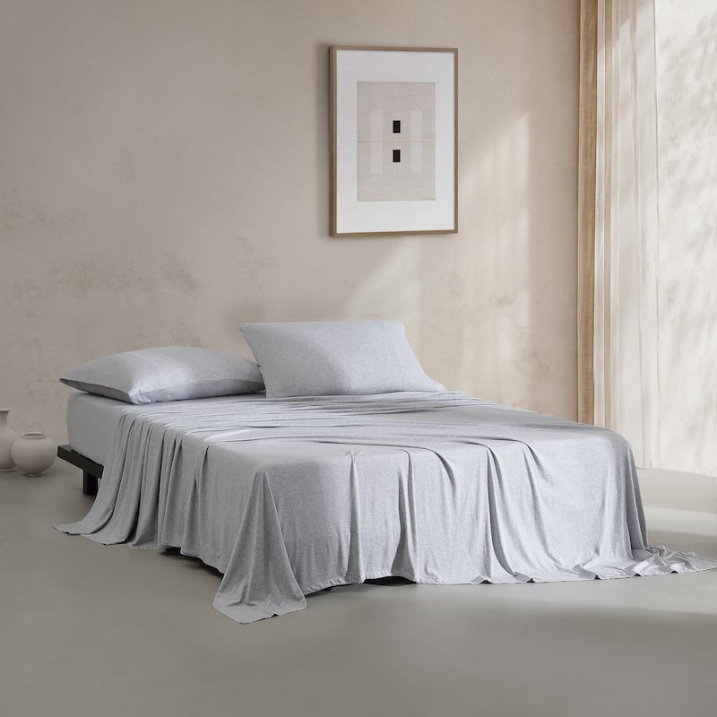 Calvin Klein Modern Cotton Melange Jersey Sheet Set