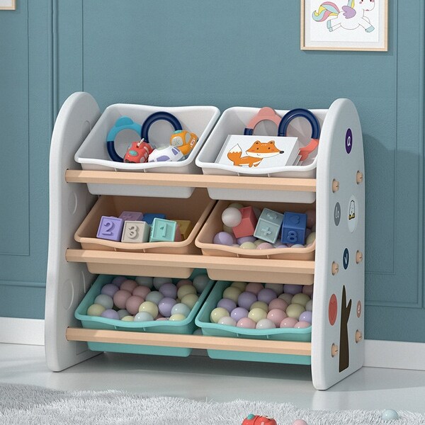 plastic toy storage organizer
