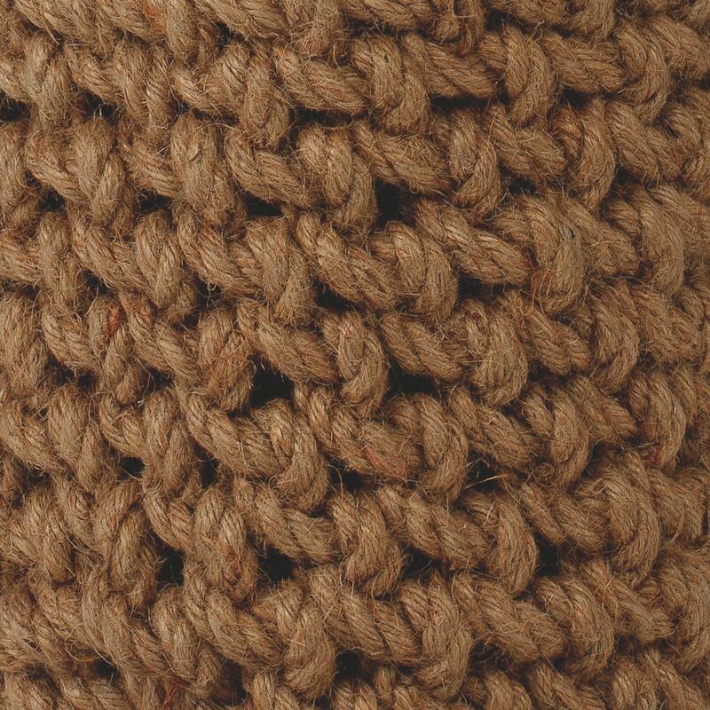 Alden Decor Chelsea Woven Jute Table Lamp, Brown