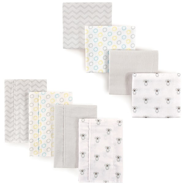 slide 1 of 1, Luvable Friends Unisex Baby Cotton Flannel Burp Cloths and Receiving Blankets, 8-Piece, Koala, One Size - Koala - One Size One Size - Koala