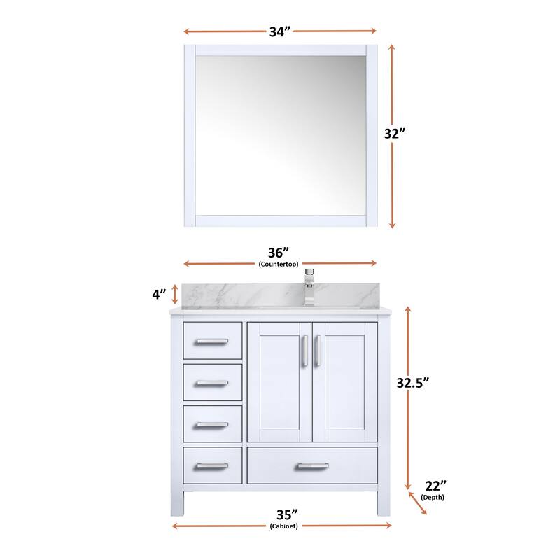 Jacques Right Offset Bath Vanity