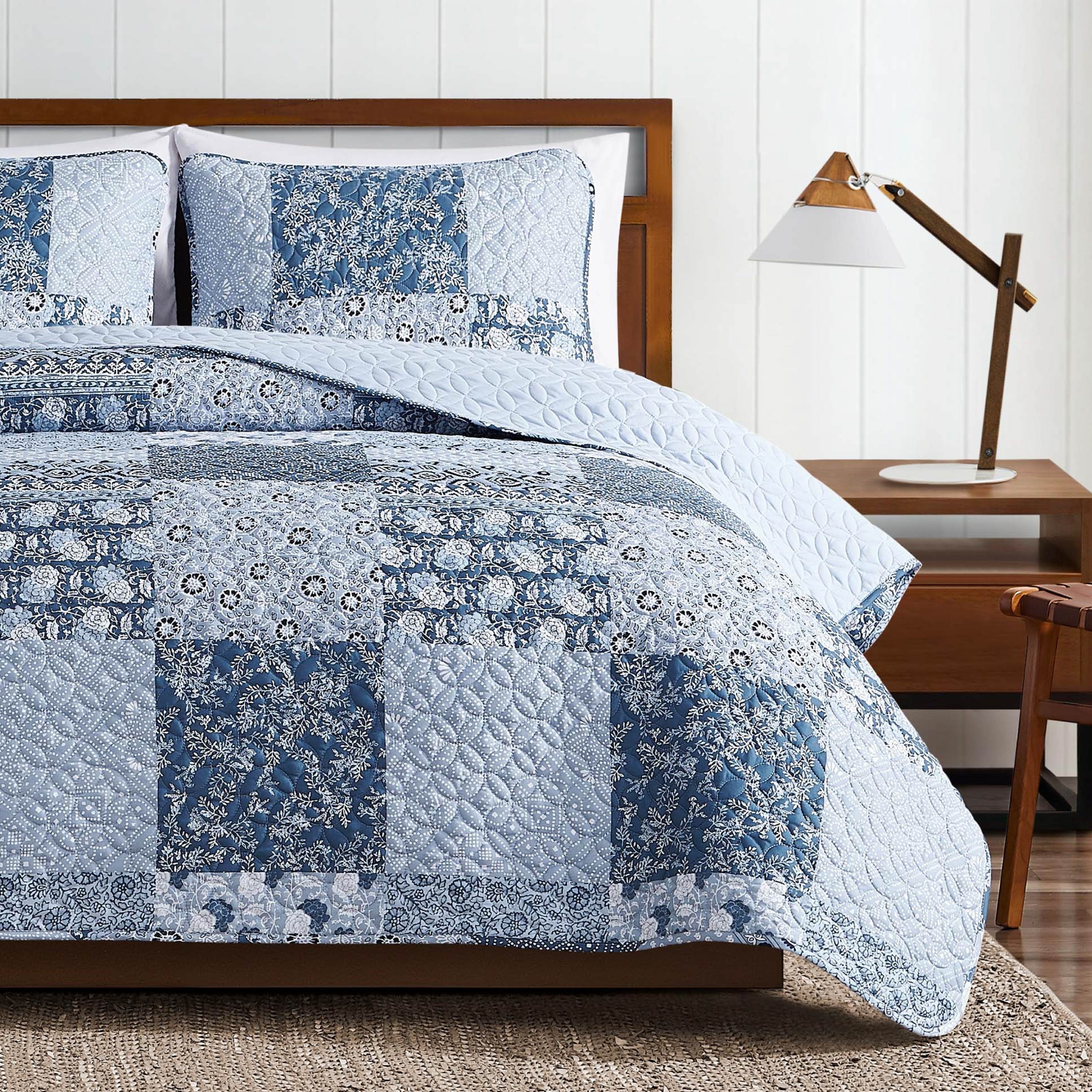 Lucky Brand American Vintage Floral Reversible Quilt Sets