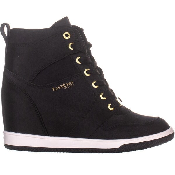 bebe black sneakers
