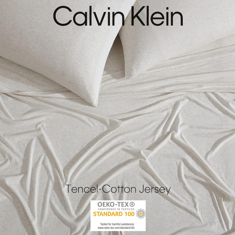 Calvin Klein Modern Cotton Melange Jersey Sheet Set