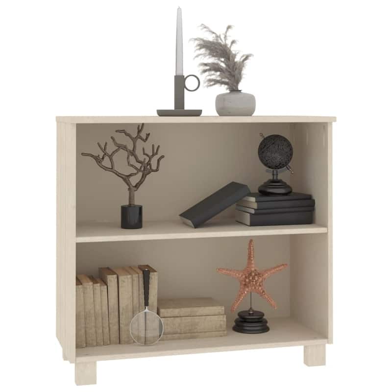 vidaXL Sideboard Storage Kitchen Cabinet for Hallway HAMAR Solid Wood Pine - 33.5"x13.8"x31.5"
