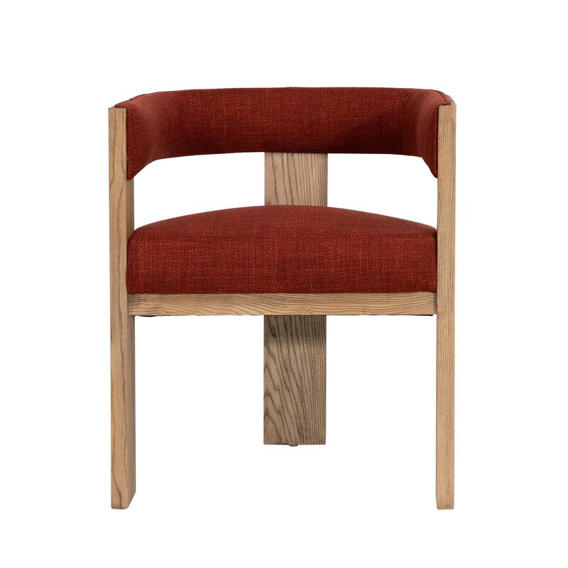 Nathan Ash Wood Upholstered Dining Chair