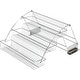 preview thumbnail 1 of 1, Hardware Resources 14 Inch 3-Tier Pull Down Spice Rack Polished Chrome