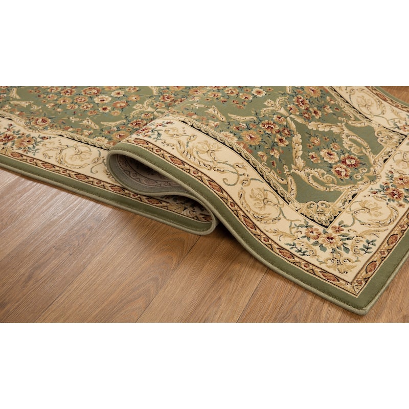 Aubusson Collection Classic Medallion Area Rug