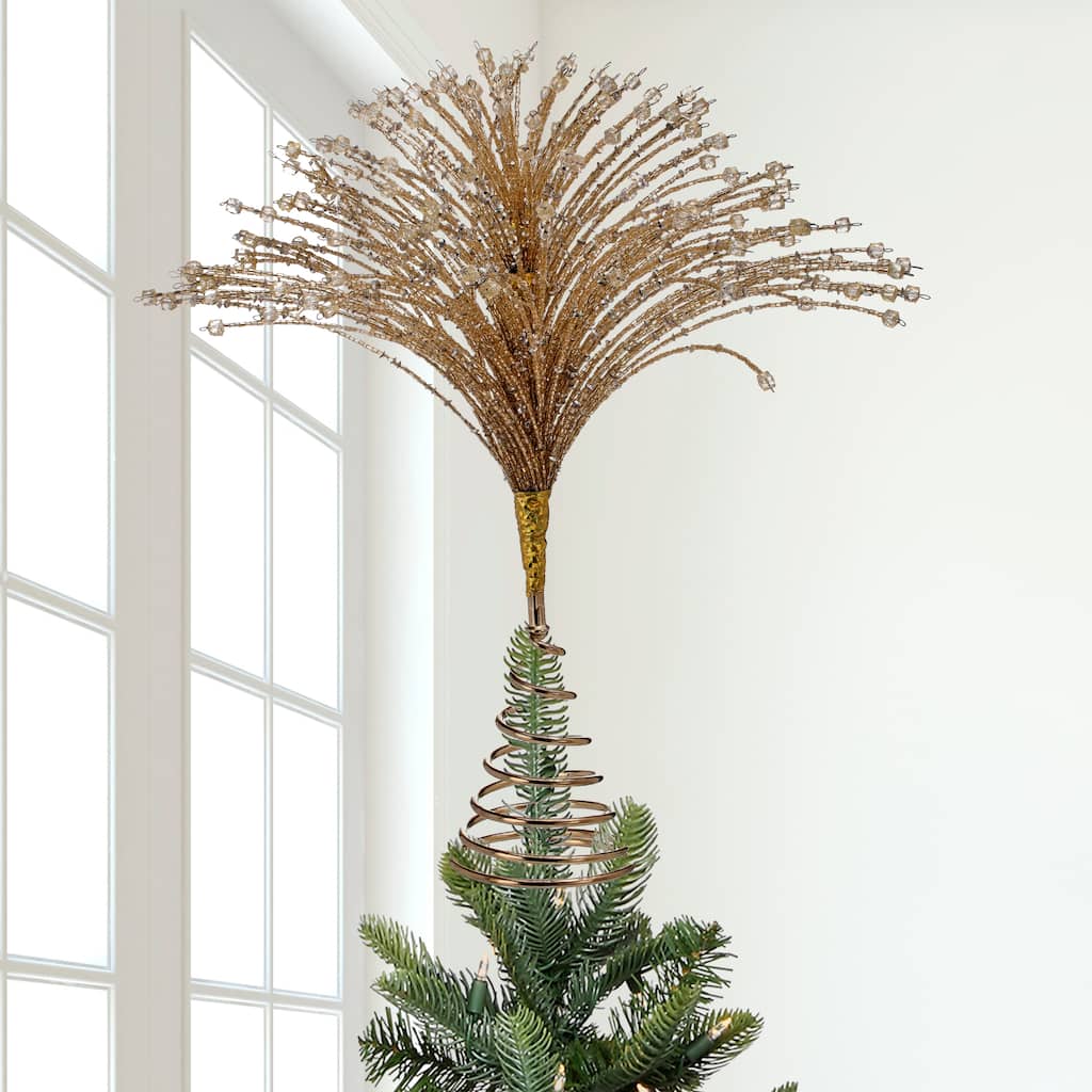13" Glass Beads Tree Topper