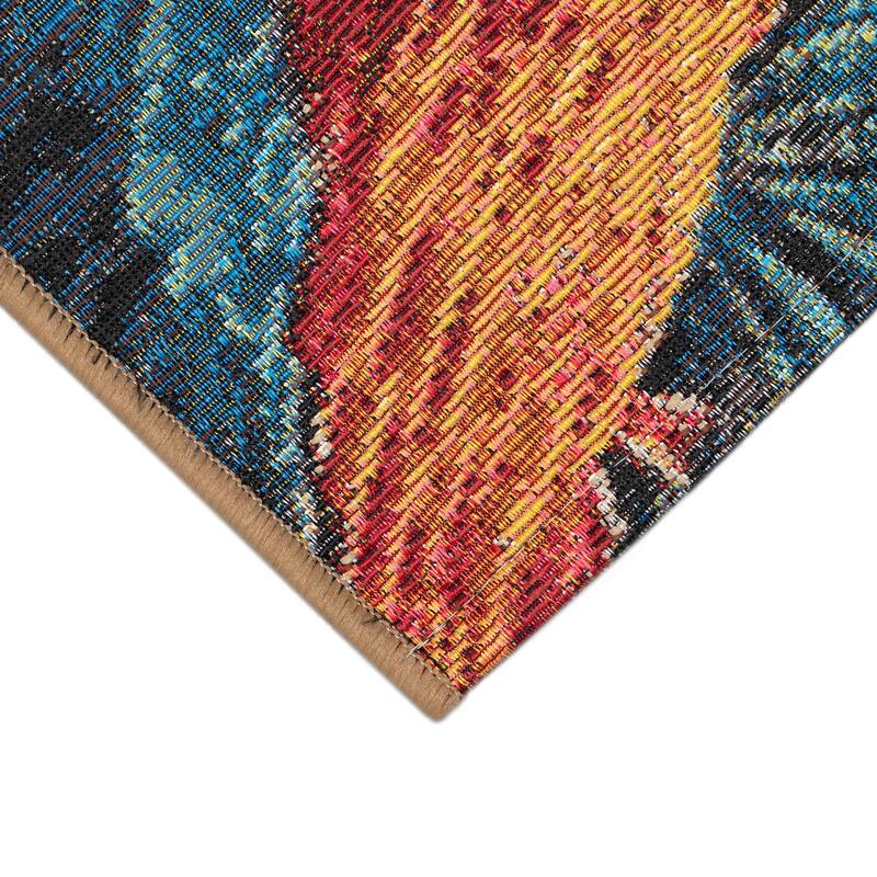 Liora Manne Esencia Three Roosters Indoor/Outdoor Mat