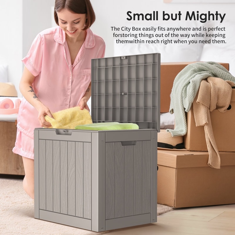 Outdoor Patio Storage Resin Lockable Deck Box - Picture 74 of 100