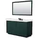 Option Green / White Quartz Top / Matte Black Hardware
