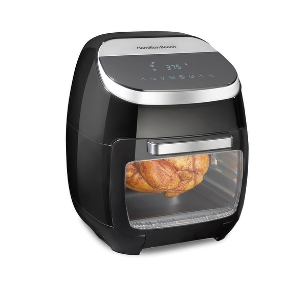 11 Liter Air Fryer Oven with Rotisserie and Rotating Basket Bed