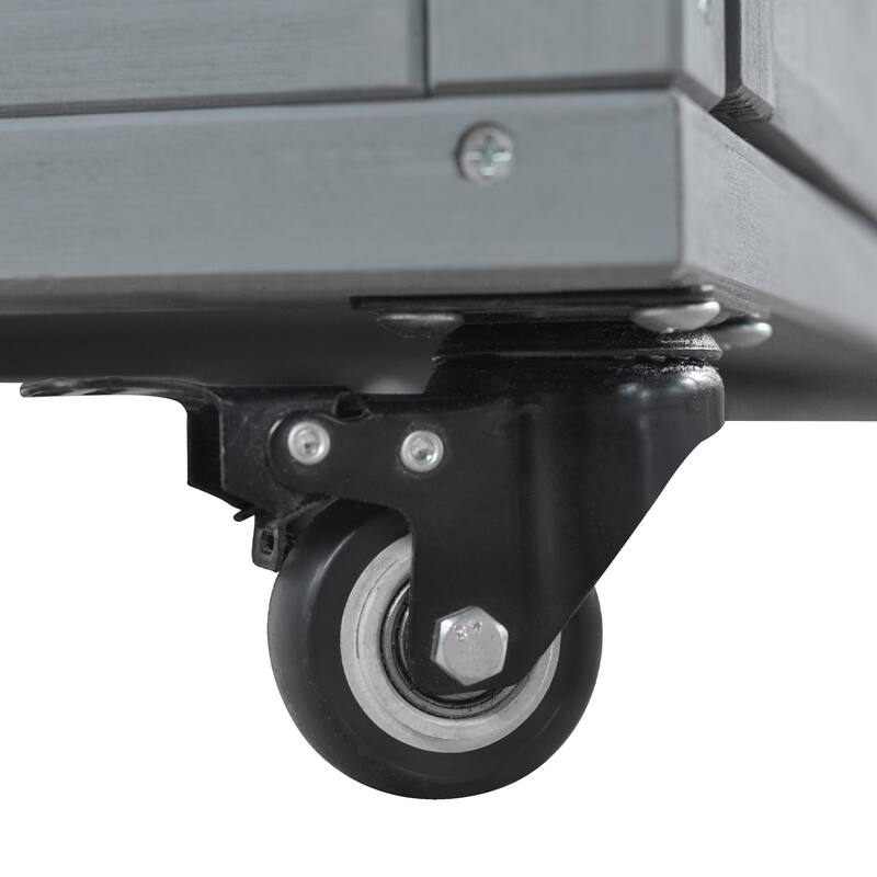 Kitchen Island with Foldable Grill Table, Grill Cart with Trash Can Storage, Stainless Steel Top Pizza Oven Table for Outdoor