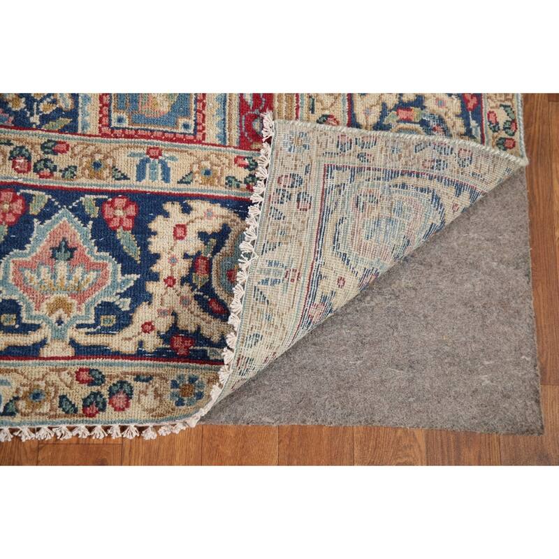 Kerman Persian Antique Area Rug Handmade Wool Carpet - 6'6" x 9'6"