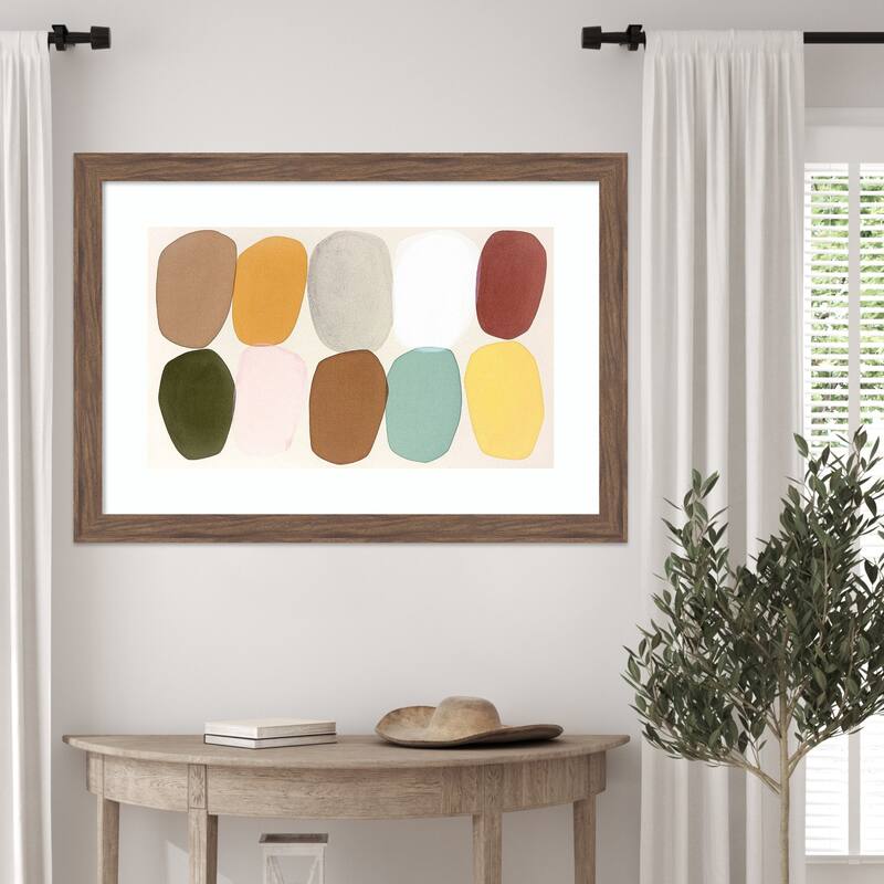 A Perfect Summer Evening by Simone Christen Wood Framed Wall Art Print