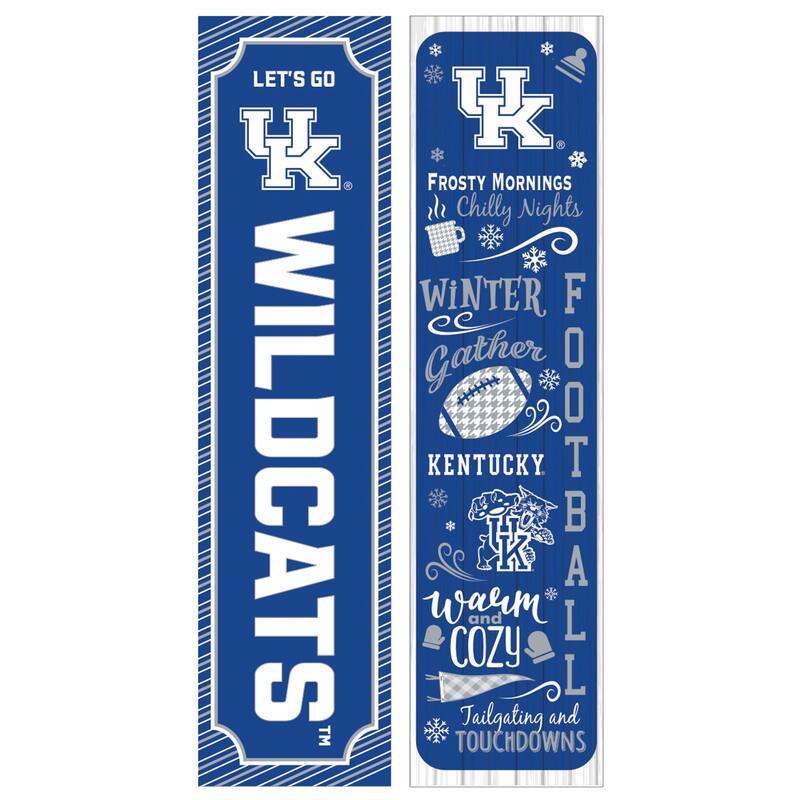 47" Double Sided Seasonal Porch Leaner, University of Kentucky - 47" x 11.25"