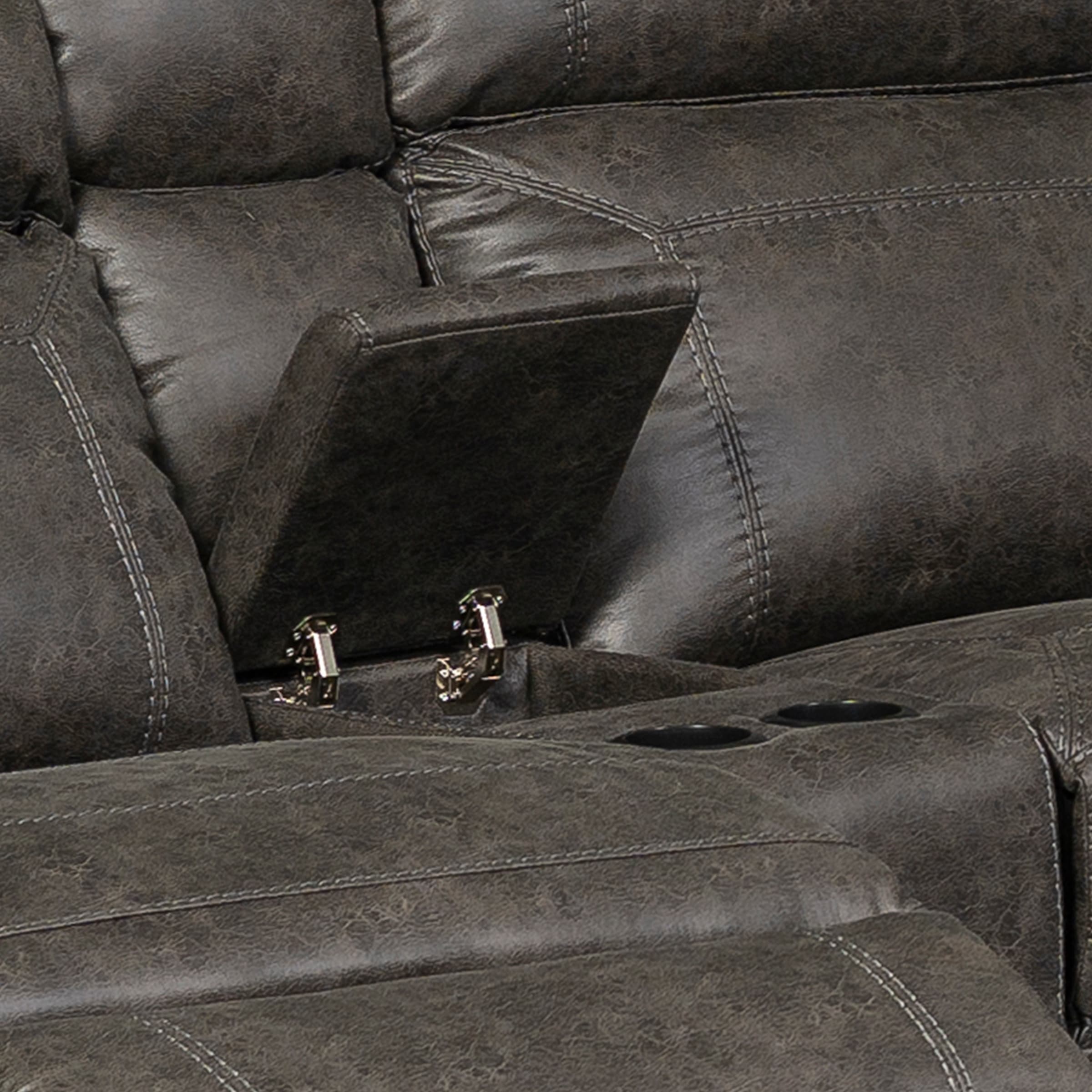 Ac pacific nicole reclining on sale leather upholstered sectional sofa