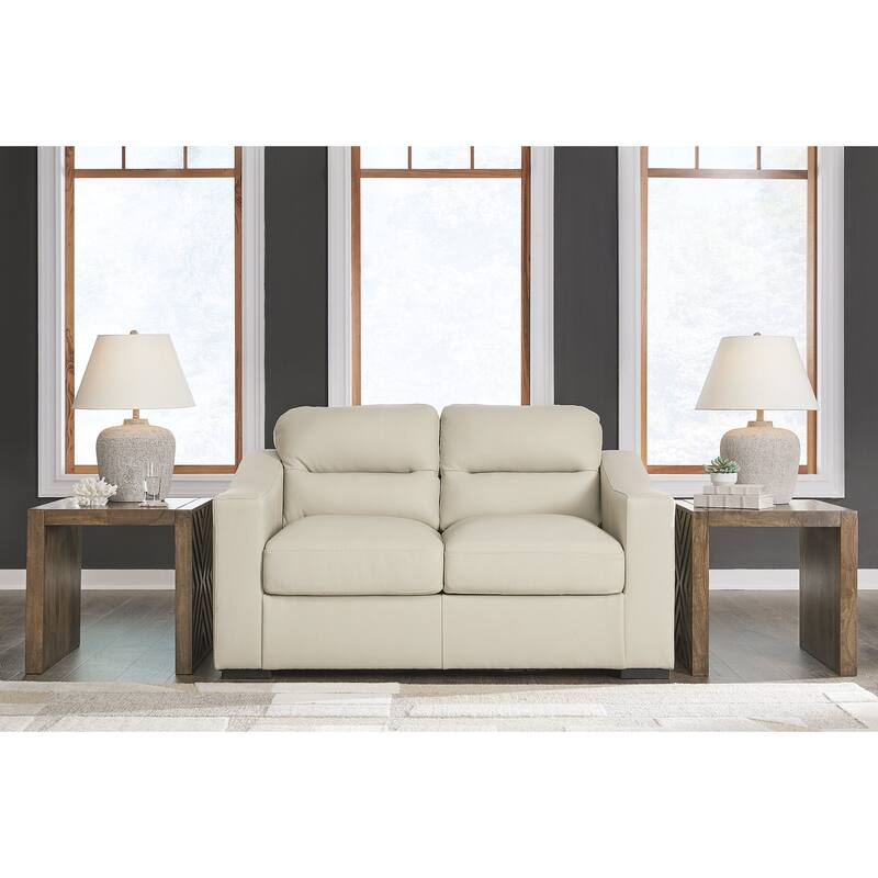 Signature Design by Ashley Treasure Trove Beige Loveseat - 67" W x 40" D x 40" H