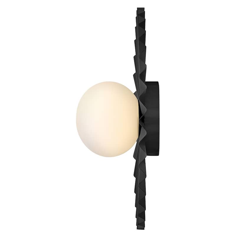 Lark 84393 Stevie 14" Wide Semi-Flush Globe Ceiling Fixture