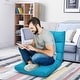 preview thumbnail 39 of 67, Costway Adjustable 14-Position Floor Chair Folding Lazy Gaming Sofa