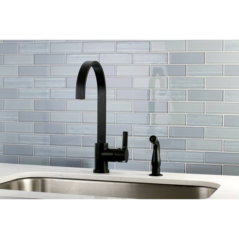 Continental 1-Handle Kitchen Faucet with Side Sprayer