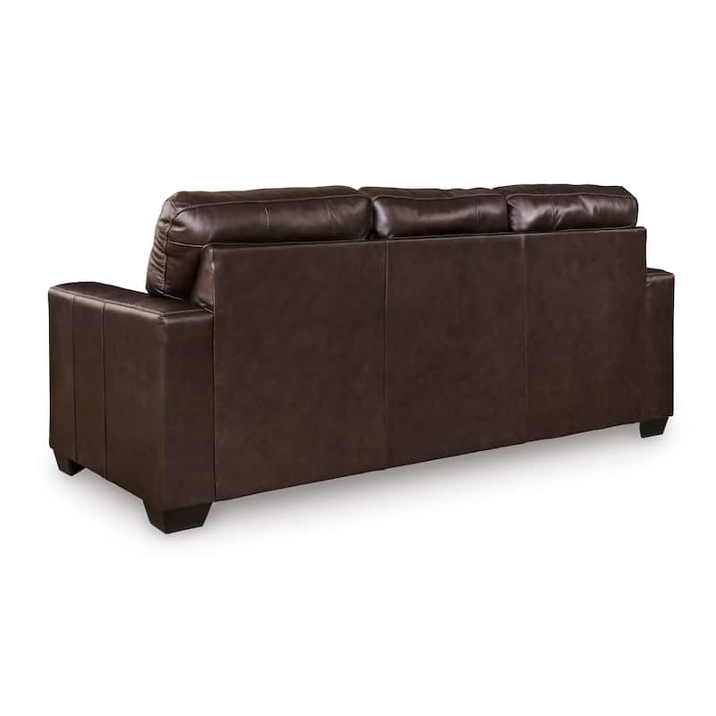 Roundhill Furniture Holmes Leather Upholstered Sofa