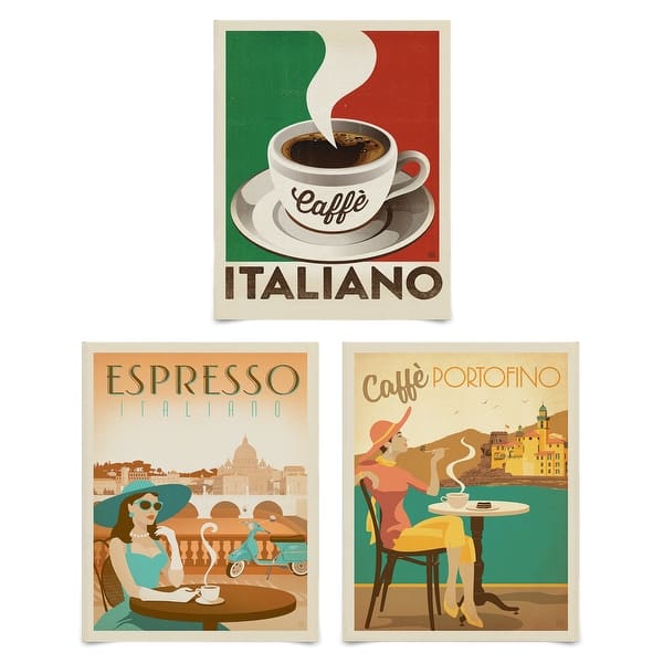 vintage cafe posters
