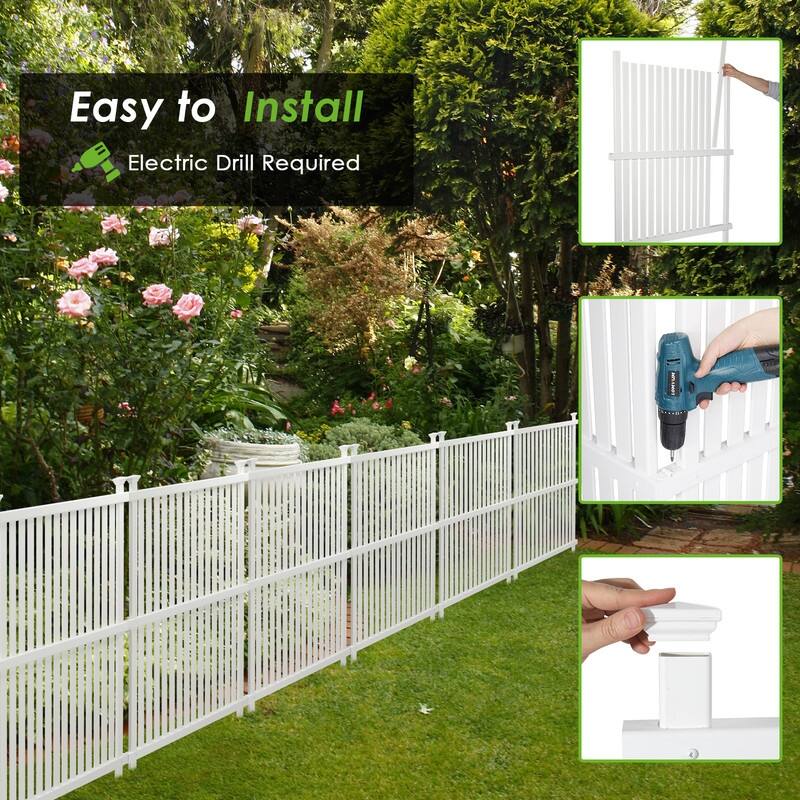 2PCS Privacy Fence Panels Screen Outside