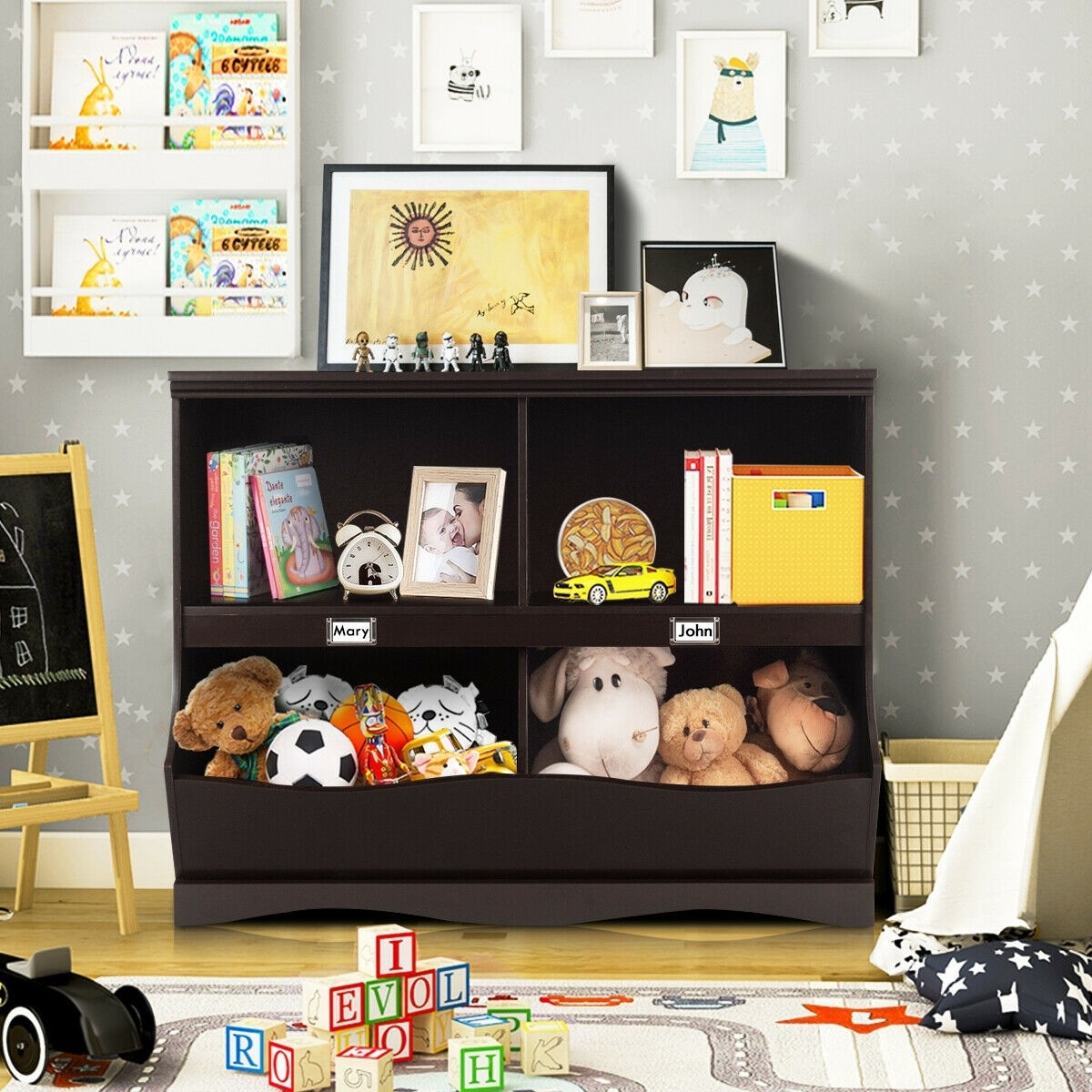 Toy storage sale and bookcase unit