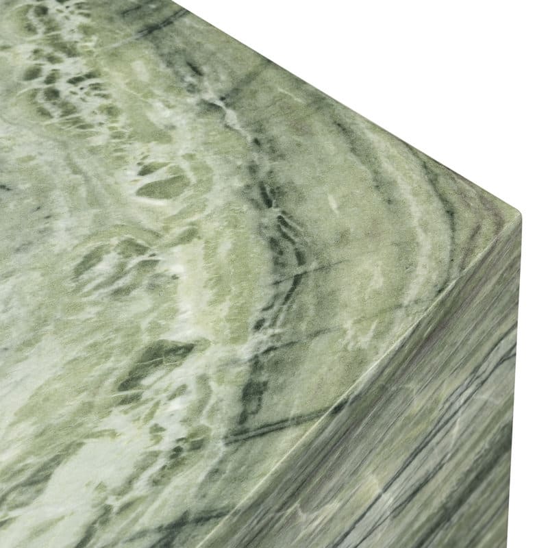 Stova Cube Concrete Side Table with Marble Finish